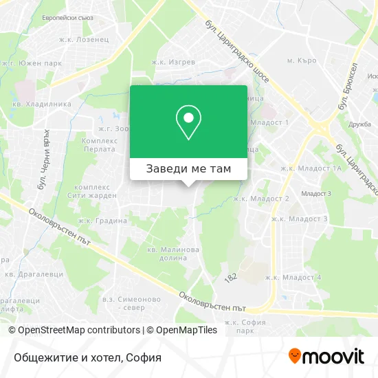 Общежитие и хотел карта