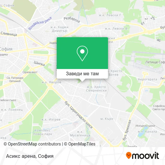 Асикс арена карта