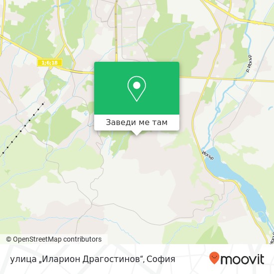 улица „Иларион Драгостинов“ карта