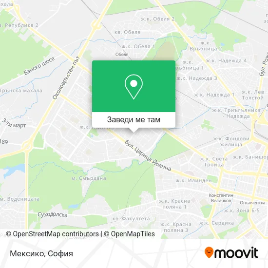 Мексико карта