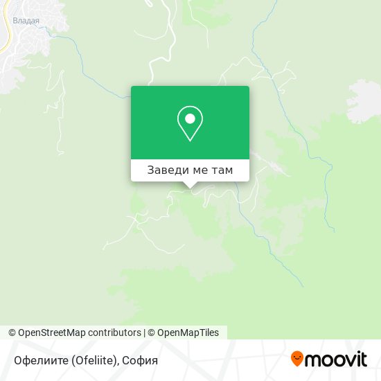 Офелиите (Ofeliite) карта