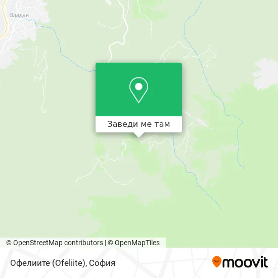 Офелиите (Ofeliite) карта