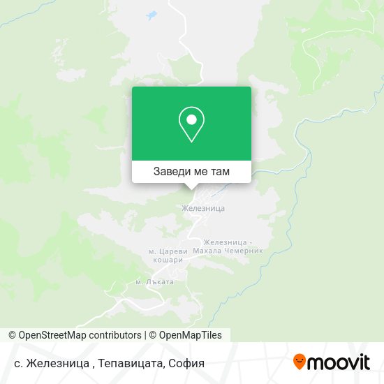 с. Железница , Тепавицата карта