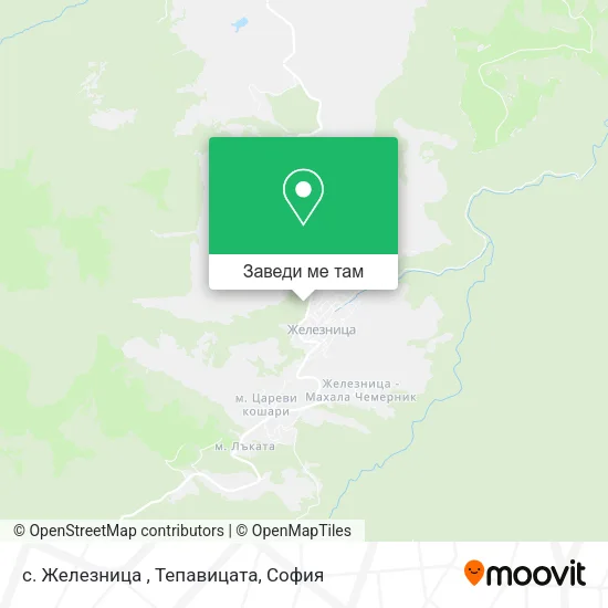 с. Железница , Тепавицата карта
