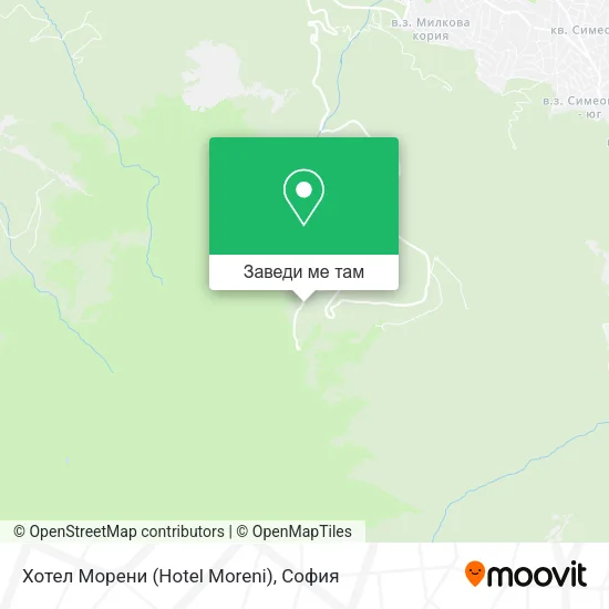 Хотел Морени (Hotel Moreni) карта