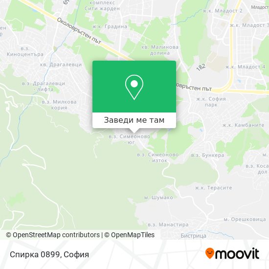 Спирка 0899 карта