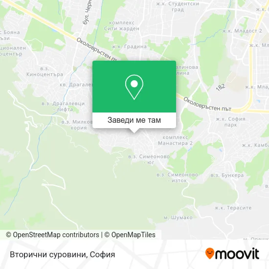 Вторични суровини карта