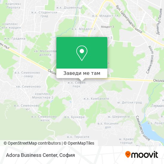 Adora Business Center карта