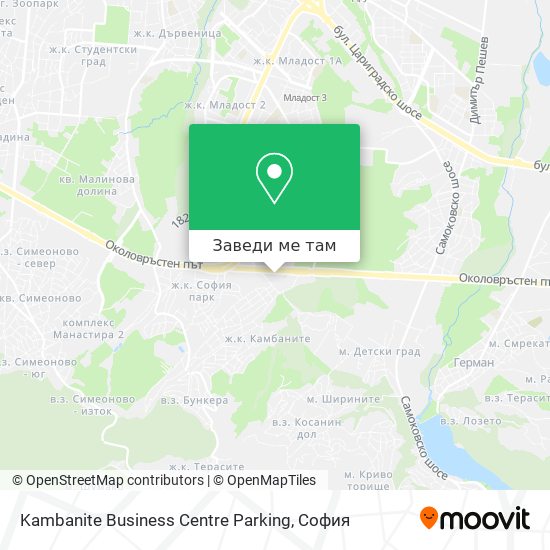 Kambanite Business Centre Parking карта