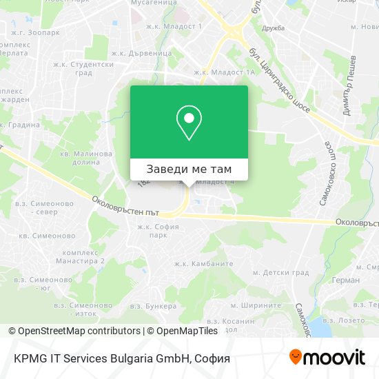 KPMG IT Services Bulgaria GmbH карта