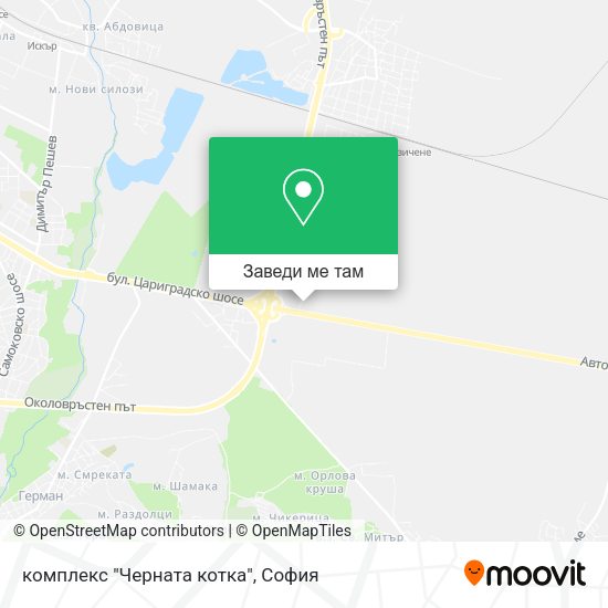 комплекс "Черната котка" карта