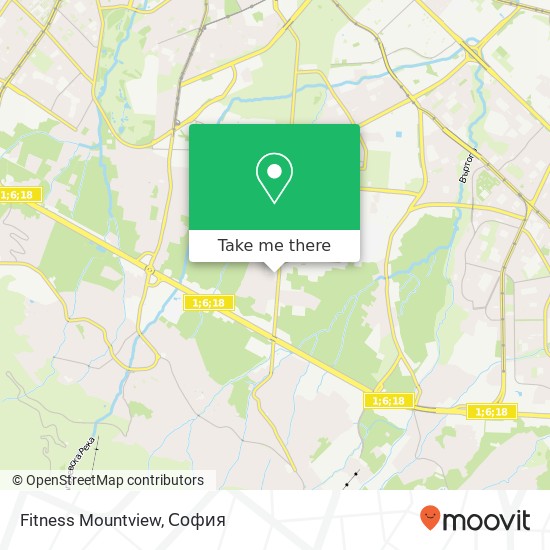 Fitness Mountview карта