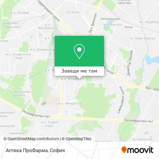 Аптека ПроФарма карта