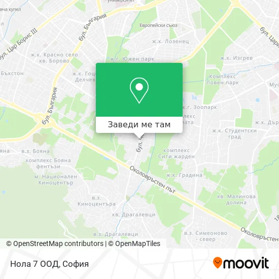 Нола 7 ООД карта