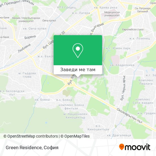 Green Residence карта
