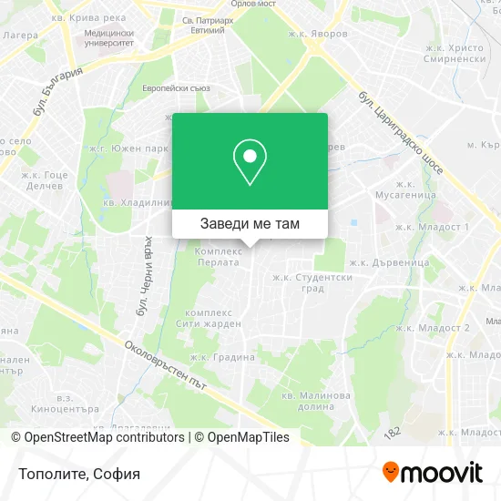 Тополите карта