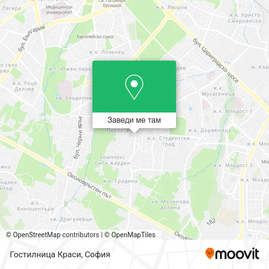 Гостилница Краси карта