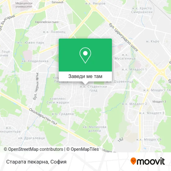 Старата пекарна карта