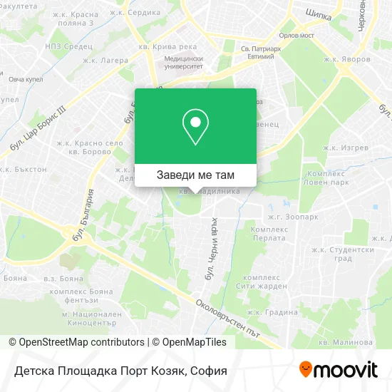 Детска Площадка Порт Козяк карта