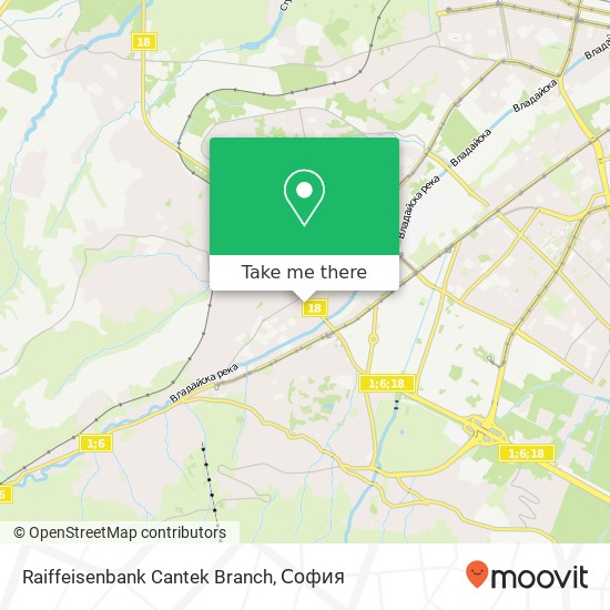 Raiffeisenbank Cantek Branch карта