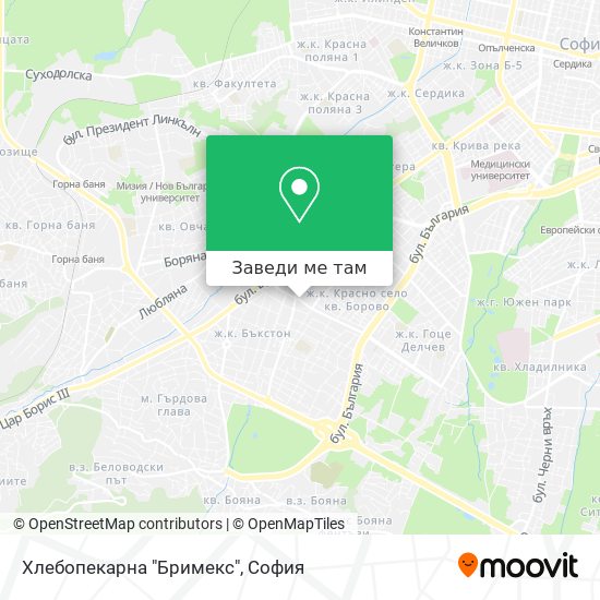 Хлебопекарна "Бримекс" карта