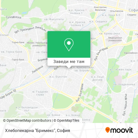 Хлебопекарна "Бримекс" карта