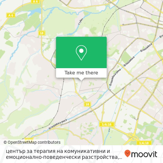 център за терапия на комуникативни и емоционално-поведенчески разстройства карта
