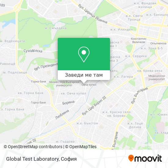 Global Test Laboratory карта
