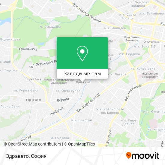 Здравето карта