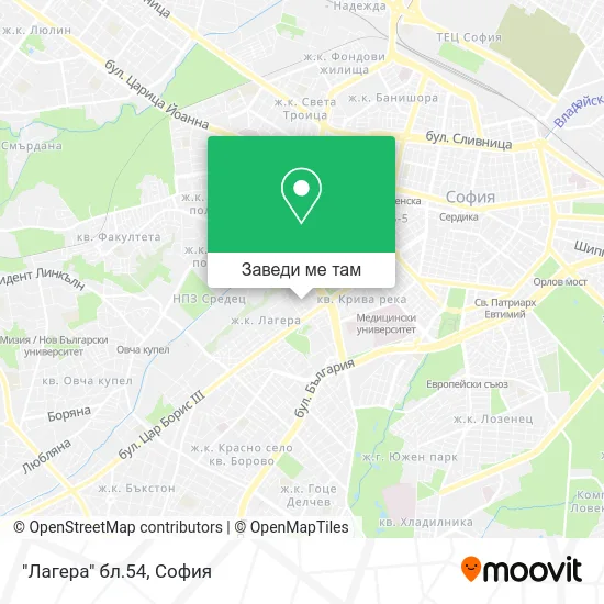 "Лагера" бл.54 карта