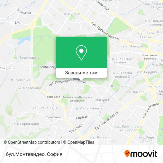 бул.Монтевидео карта