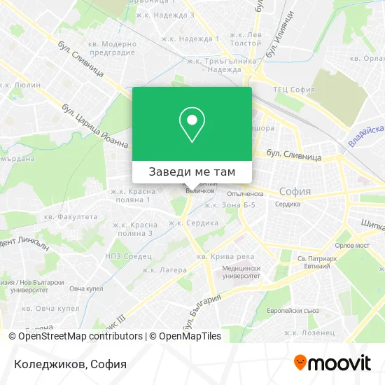 Коледжиков карта