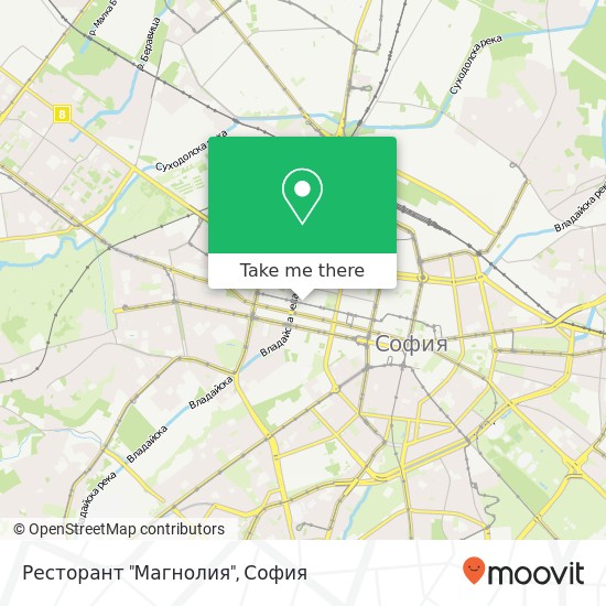 Ресторант "Магнолия" карта