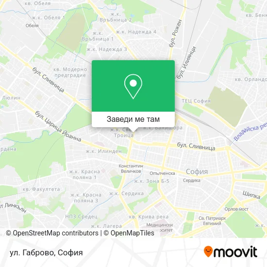 ул. Габрово карта