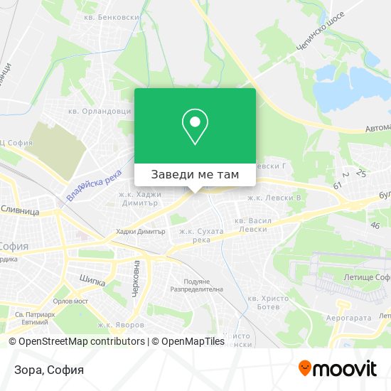 Зора карта