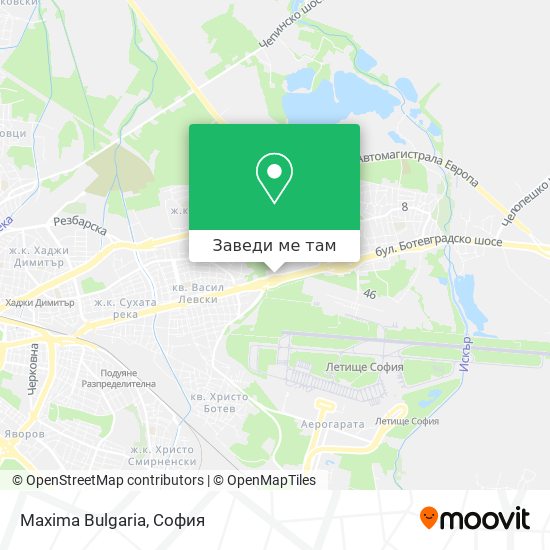 Maxima Bulgaria карта