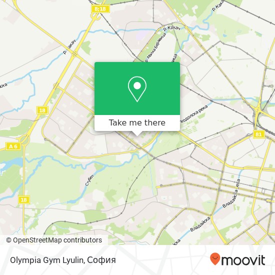 Olympia Gym Lyulin карта
