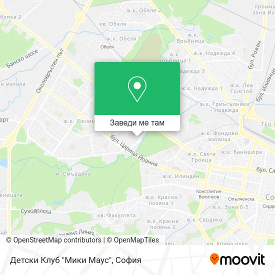 Детски Клуб "Мики Маус" карта