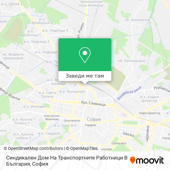 Синдикален Дом На Транспортните Работници В България карта