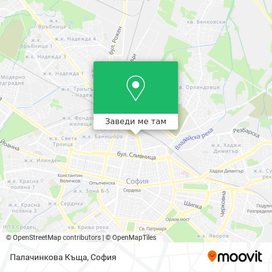Палачинкова Къща карта