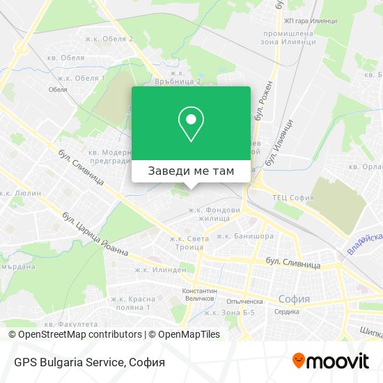 GPS Bulgaria Service карта
