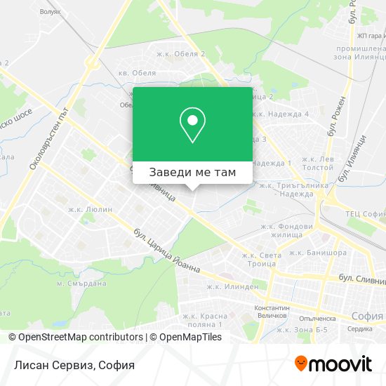 Лисан Сервиз карта