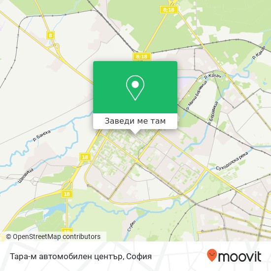 Тара-м автомобилен център карта