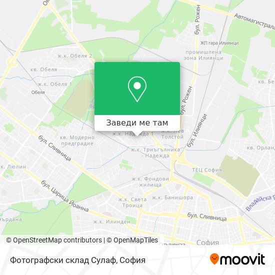 Фотографски склад Сулаф карта