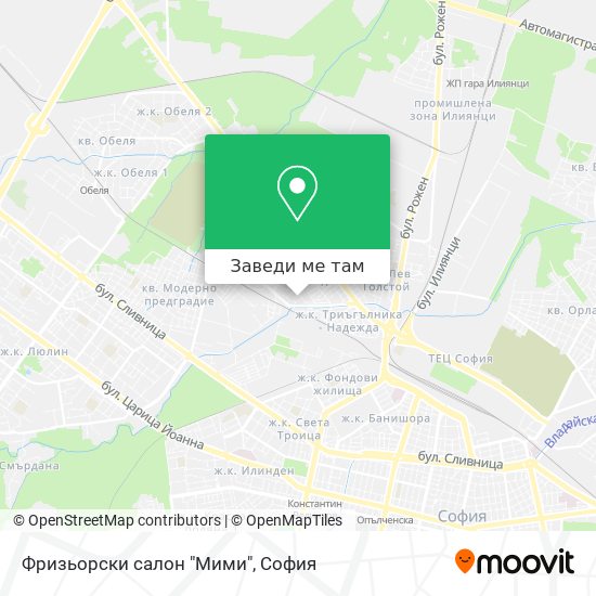 Фризьорски салон "Мими" карта