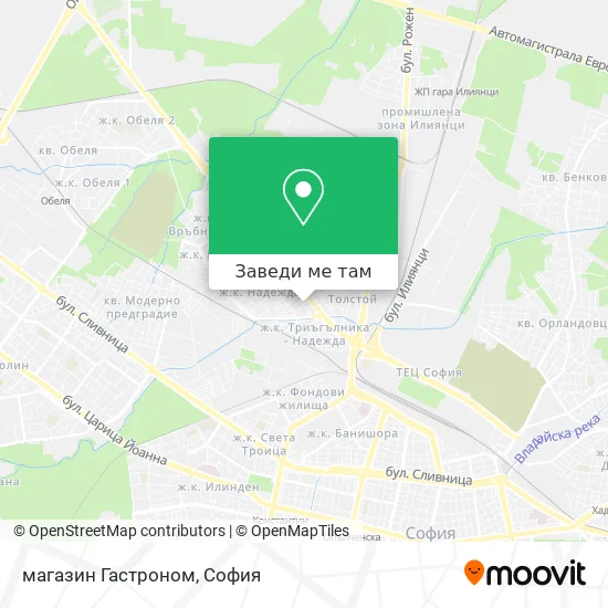 магазин Гастроном карта