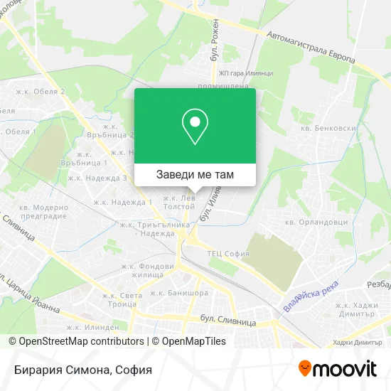 Бирария Симона карта