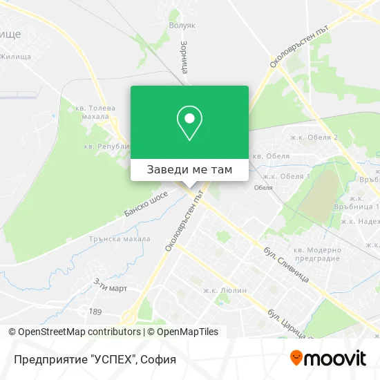 Предприятие "УСПЕХ" карта