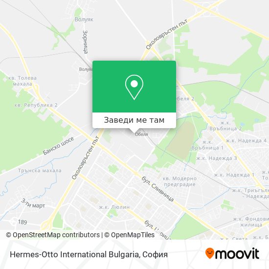 Hermes-Otto International Bulgaria карта