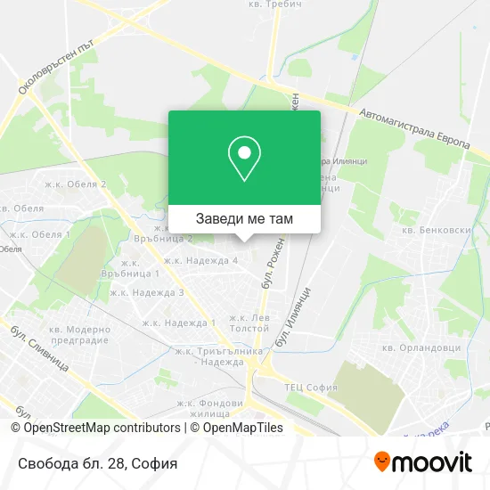 Свобода бл. 28 карта